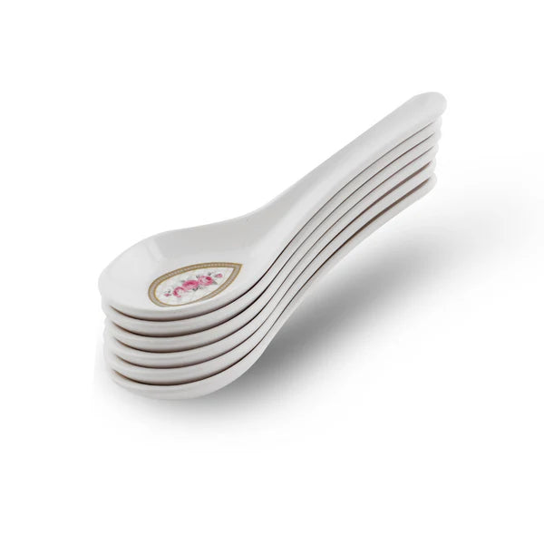 SUPERWARE | Pure melamine | Dinner Set - GARDENIA VICTORIAN | Set Of 38 Pcs. | Stain Free, Glazed Finish