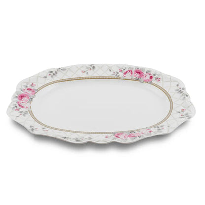 SUPERWARE | Pure melamine | Dinner Set - GARDENIA VICTORIAN | Set Of 38 Pcs. | Stain Free, Glazed Finish