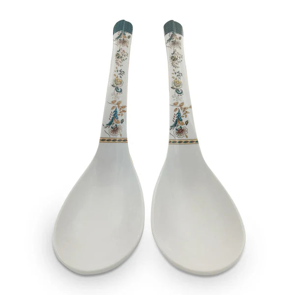 SUPERWARE | Pure Melamine | Dinner Set - GARDENIA DARIKA | Set Of 38 Pcs. | Stain Free, Glazed Finish