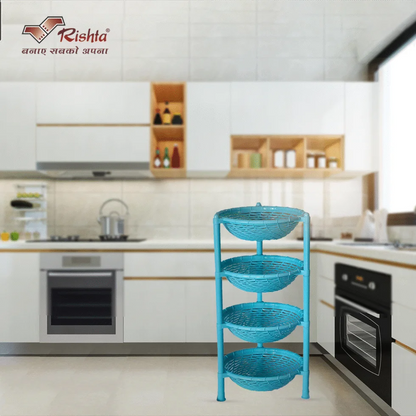 Spiral Plastic Basket Rack – 4 Layer AND 3 Layer