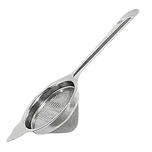 Tea Strainer/Chai Chhalni/Coffee Strainer/Tea Filter/Juice and Oil Filter with Wire Handle and Stainless Steel - Set of 2